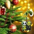 thumbnail image 4 of 2024 New Christmas Tree Decorations, Acrylic 2D Funny Inside Out Nightmare before Christmas Tree Decorations Pendant, Christmas Hanging Ornament Decor Christmas Gifts Party Supplies, 4 of 6
