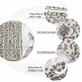 thumbnail image 6 of Sage Green Leaf Waterproof Fabric Shower Curtain,Vintage Farmhouse Boho Pastoral Tribal Waterproof Fabric Shower Curtain for Bathroom Curtains Bathtubs Shower Curtains with 12 Hooks Standard 72x72, 6 of 8