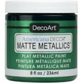 thumbnail image 2 of (2 pack) DecoArt Americana Decor Matte Metallic Paint, Emerald Green, 2 of 3