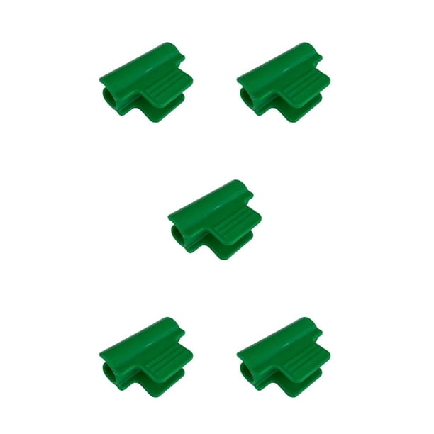 Yuarrent Clip para invernadero, abrazadera para túnel, comodidad de larga duración, suministros prácticos para jardín, Clips para varilla de Type2 NO2