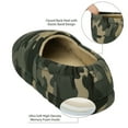 thumbnail image 3 of HOMEHOT Boys Slippers Memory Foam Camouflage House Slippers Slip on Bedroom Shoes Camouflage 9-10 Toddler, 3 of 6