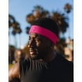 thumbnail image 6 of Suddora Adult Solid Color Sweatband Headband, Breast Cancer Awareness, 6 of 6