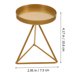 thumbnail image 2 of YSNOOWE Soporte Para Vela De Té En Hierro Dorado Con Geométrico Para, 2 of 6