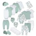 thumbnail image 1 of Conjunto de ropa para bebés HonestBaby de algodón orgánico unisex de 0 a 3 meses, 1 of 7