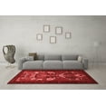 thumbnail image 3 of Ahgly Company Indoor Square Persian Red Traditional Area Rugs, 5' Square, 3 of 4