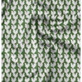 thumbnail image 1 of Soimoi Green Modal Satin Fabric Hen Bird Print Fabric by the Yard 42 Inch Wide, 1 of 6
