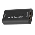 thumbnail image 2 of Repetidor y extensor HDMI 1080P, adaptador amplificador, señal 3D, HDTV, negro, 40 m, 2 of 14