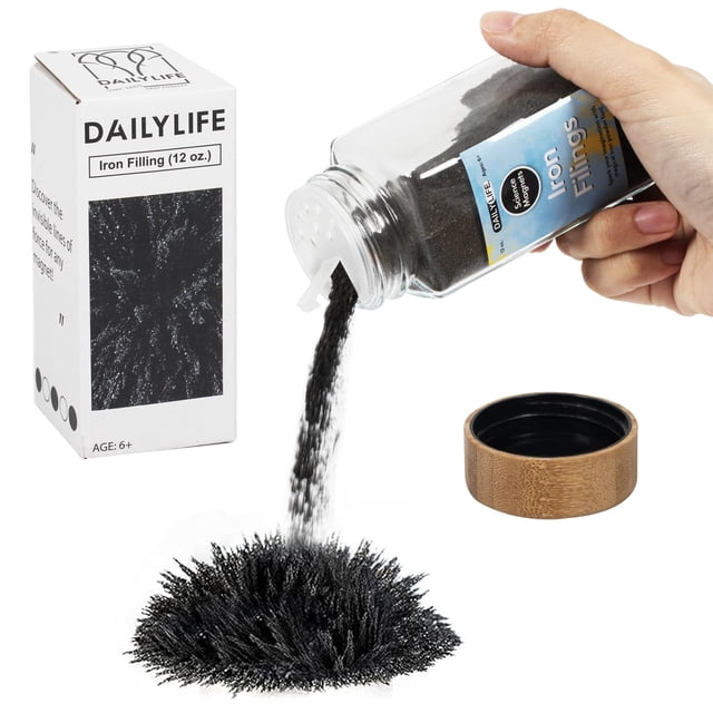 Limaduras magnéticas de hierro DAILYLIFE, 350 ml, polvo de hierro con agitador