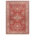thumbnail image 3 of GLN Rugs Knossos - Indoor, Machine Washable Area Rug 8'x10' Turkish Red/Beige Home Carpet, 3 of 8