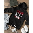 thumbnail image 4 of Tstars Mens Valentine's Day Love V Is for Video Games Funny Humor Gamer Men Games lover Gift Idea for Him Husband Hoodie, 4 of 5