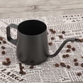 thumbnail image 3 of Durable Stainless Steel Gooseneck Pour Over Drip Coffee Maker Tea Coffee Cup Pot 350 ml(Black), 3 of 7