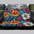 thumbnail image 3 of KUIFORTI Mandala Flower Car Seat Covers Rear Seats Only 2 Pack Back Bench Split Protector Automotive Interior Set Fit for Most Vehicles, 3 of 4