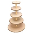 thumbnail image 3 of Soporte de madera para cupcakes BLESIY Soporte para rebanadas, 3 of 8