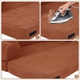 thumbnail image 4 of Miniyam 80" W Convertible Sofa, Boneless Couches for Living Room, Folding Sleeper Sofa Bed Queen with Pockets, Corduroy Flod Out Compressed Couch in a Box(Orange), 4 of 10