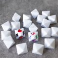 thumbnail image 4 of 20 dados blancos D8 de 21 mm para juegos de mesa, enseñanza y bricolaje, 4 of 4