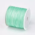 thumbnail image 3 of 1roll Nylon Thread Nylon Jewelry Cord for Custom Woven Jewelry Making Aquamarine 0.8mm about 49.21 yards 45m roll, 3 of 3