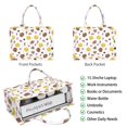 thumbnail image 2 of Large Capacity Tote Bag,Colorful Softball and Fashion Icons Pattern Handbag Fashion Luxury Tote Bag,15.7"x13"x 5.1" Inches,Laptop Compatible, 2 of 6