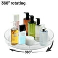 thumbnail image 2 of Home Turntable  Lazy Susan Spinning Spice Rack for Kitchen Cabinets  10.83  and 9.25 inch Storage Containers, 2 of 7