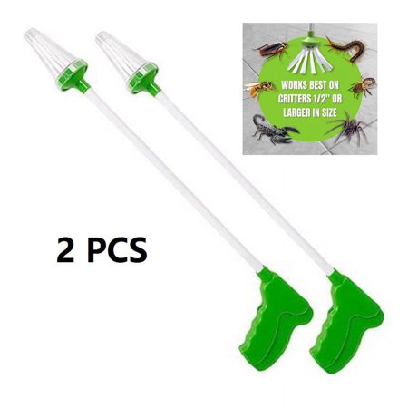 2PCS Humane Bug Spider Bee Catcher Insect Control Harmless Bug and Critter Catching Catcher