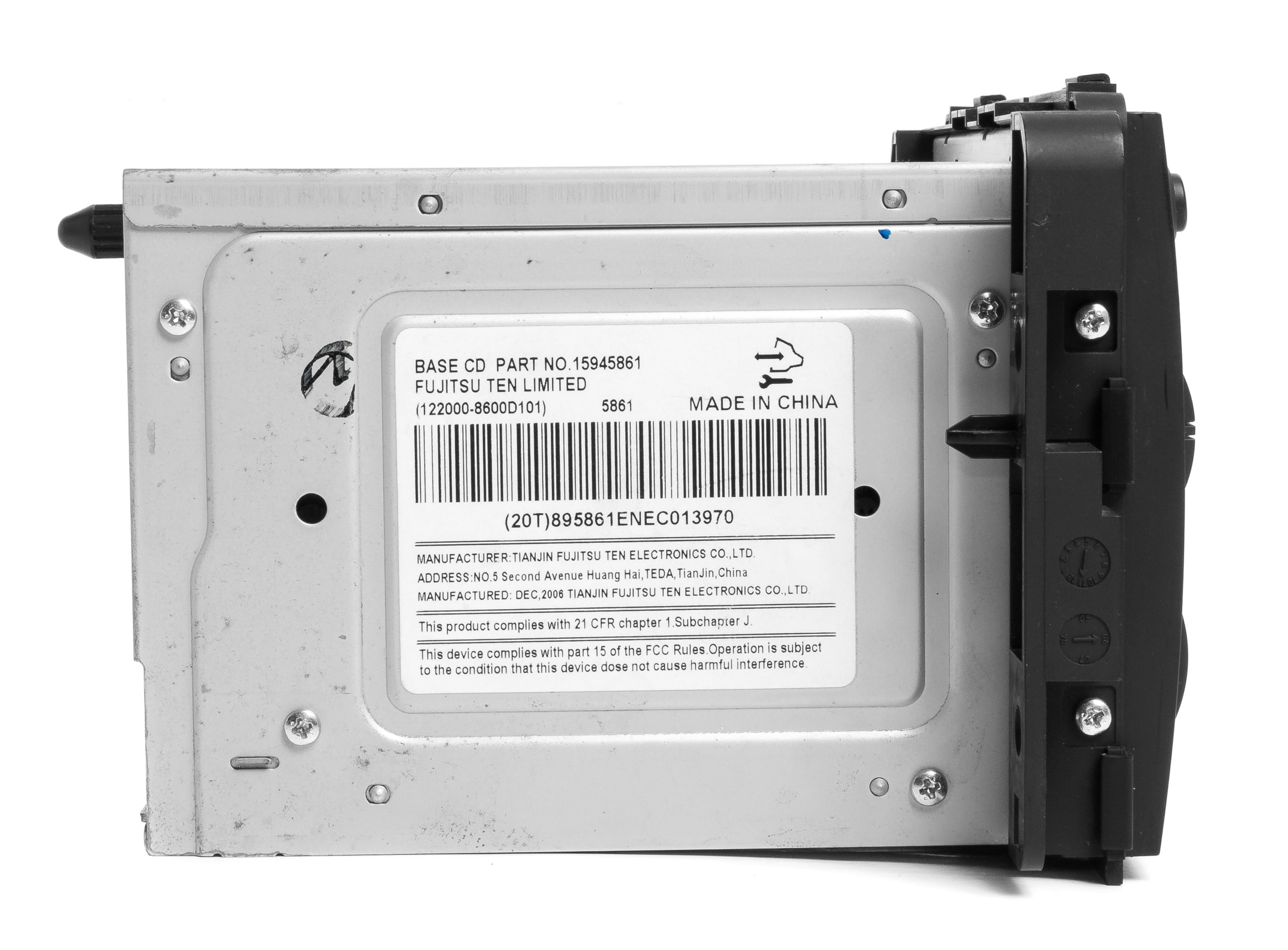 Restored 2007-2009 Suzuki Grand Vitara AM FM 6 Disc CD Player w Auxiliary Input 15945861 (Refurbished)