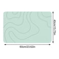 thumbnail image 3 of Non Slip Bath Mat for Shower Quick Dry Diatomaceous Earth Bath Mat for Tub Bathroom Floor Mat for Entryway 16 X 24 Inch Dark Gray, 3 of 8