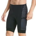thumbnail image 1 of Men Cycling Shorts Padded Bike Shorts with 3 Pockets Breathable Riding Biking Shorts Tights, 1 of 6