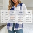 thumbnail image 6 of qolati Womens Fuzzy Fleece Vest Soft Flannel Plaid Sherpa Sleeveless Open Front Jacket Warm Casual Fall Winter Layering Outerwear with Pockets, Size S-2XL, 6 of 9