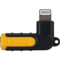 thumbnail image 2 of DEWALT 3.5mm to Lightning Adapter — 90-Degree Lightning Female to 3.5mm Male Headphone Jack Adapter for iPhone — Compatible Apple Lightning to 3.5, 2 of 2