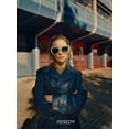 thumbnail image 3 of FEISEDY Retro Cateye Sunglasses Women Oversized Vintage Cat Eye Shades UV400 Lenses B2817, 3 of 13