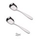 thumbnail image 1 of DcGZvy - Juego de 2 cucharas de acero inoxidable para cena, de metal duradero, aptas para lavavajillas (plateadas), 1 of 8