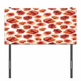 thumbnail image 3 of Flower Headboard, Floral Pattern Poppies Art Grassland Print Design Style, Upholstered Decorative Metal Bed Headboard with Memory Foam, Twin Size, Scarlet White Red, by Ambesonne, 3 of 4