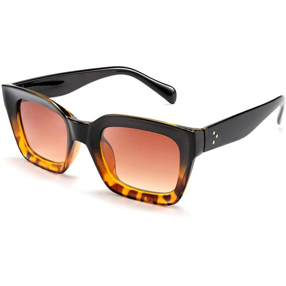 FEISEDY Classic Women Sunglasses Fashion Thick Square Frame UV400 B2471