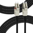thumbnail image 1 of Flyprofiber- Om3 Cable De Conexión De Fibra Blindado Para Exteriores 20M/66Ft Lc A Lc Uniboot Cable De Fibra Óptica Para Exteriores Lszh 10Gb/40Gb Dúplex Multimodo 50/125Um Opciones De Longitud: 10M-3, 1 of 5