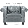 thumbnail image 3 of One - Person Sofa for Living Room | Pocket Springs for a Cozy Feel | Soft and Durable PU Leather | Handles Stain Issues Smoothly, 3 of 5
