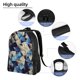 thumbnail image 5 of Disketp Abstract Blue Squares Mochila Unisex de Apertura Lateral Completa, Mochila para Laptop para Escuela, Trabajo y Viajes, 5 of 8