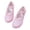 Pink, variant on LYHaoo Elegant Girls Dance Shoes Sparkling Glitter Ballet Flats with Strap For Party Performance Practice ,Yellow,Sizes 8(5.71") Toddler