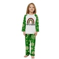 thumbnail image 2 of Onlypjs Family Matching Christmas Pajamas Sets – Holiday PJs for Women, Men – Festive Green Snowflake & Holiday Print Sleepwear, 2 of 8
