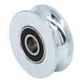thumbnail image 1 of U Groove Pulley, Strong Load Bearing Guide Pulley Wheel Stable Running 64mm Diameter  for Hanging Equipment, 1 of 7