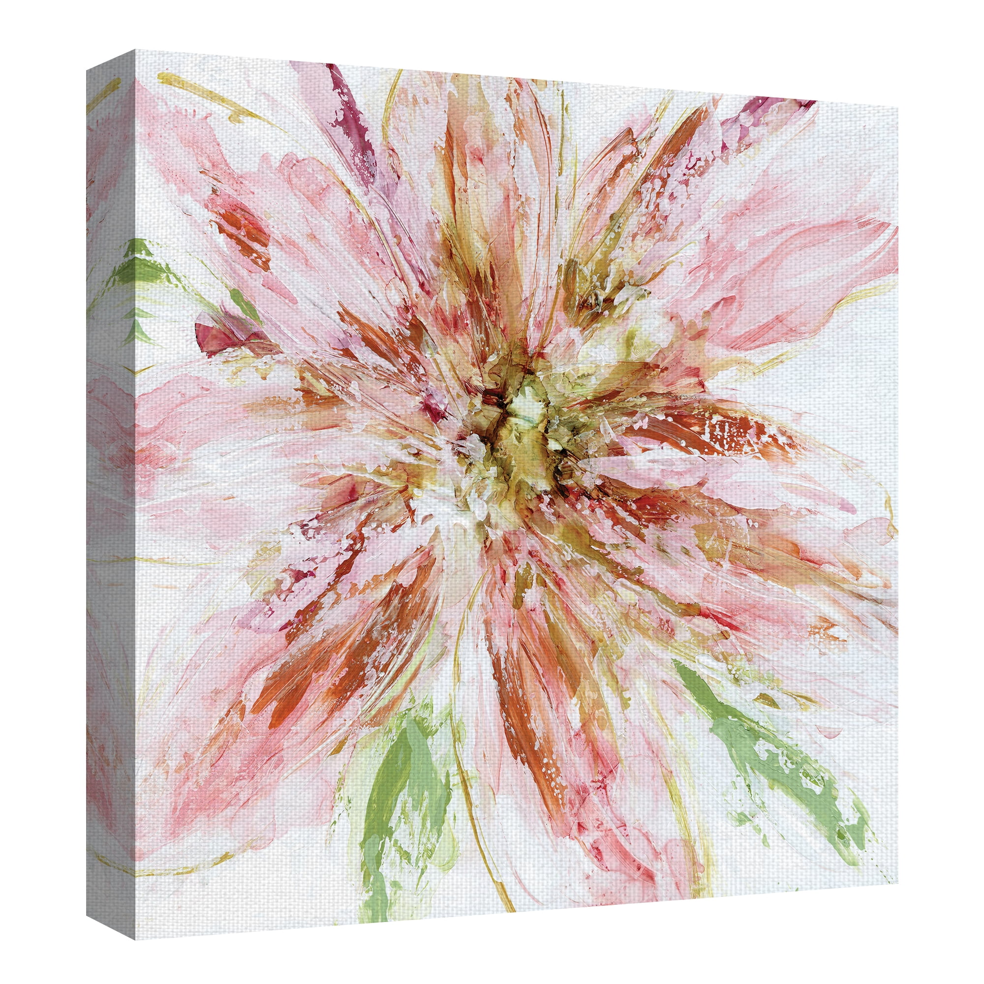Masterpiece Art Gallery Lily Floral Strokes I by Carol Robinson Canvas Art Print 30" x 30"