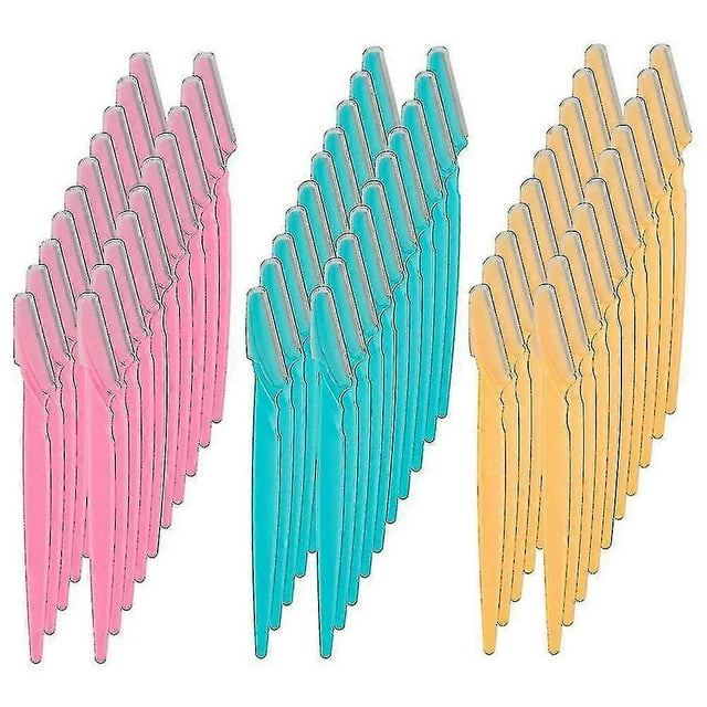Namotu Eyebrow Razor,60 Pcs Eyebrow Razors Multipurpose Exfoliating Tool Trimming And Shaving Grooming Eyebrow Face Razor, Shaper For Women And Man ,3
