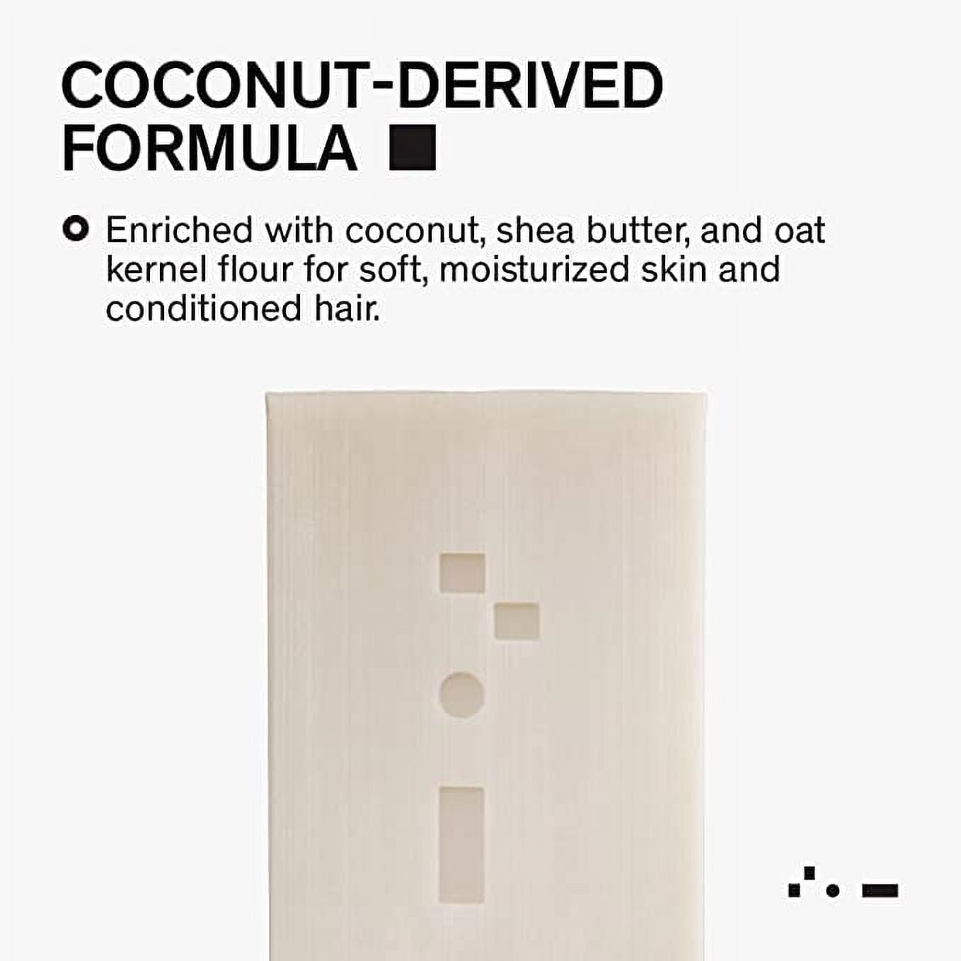 Bravo Sierra Hair & Body Bar Cleanser for Men, Unscented, All Skin Types, 7 oz