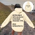 thumbnail image 2 of WENWU Women's Hoodies Sweatshirts Long Sleeve Pullover Sweatshirts Baggy Hoodies Beige Sweater Fall Outfits for Women 2025 Clothing for Women, 2 of 7