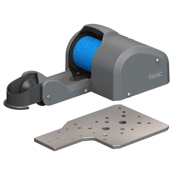 Camco Trac Outdoors Mounting Plate for G3 Fisherman 25, Angler 30, Pontoon 35 and Deckboat 40 Anchor Winches | Safely Secures Your Anchor Winch (69071)