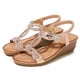 thumbnail image 2 of Zapatos para Verano Bohemio Punta Abierta Rhinestone Cómodo Las Mujeres, 2 of 9