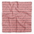 thumbnail image 1 of Bimba Orange Notes Musical Instrument Printed Pure Silk Scarf For Hair Neck Head Bandanas For Women 40 x 40 Inches, 1 of 6
