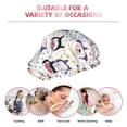 thumbnail image 6 of KLL Cute Dog Pattern Shower Cap & Bath Cap for Women,Reversible Oversized Waterproof Shower Caps for all Hair Lengths,Elastic Reusable Bathing Hair Cap, 6 of 6