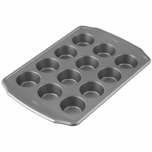 Wilton Bake It Better Non-Stick Muffin Pan, Steel, 12-Cup Cupcake Pan