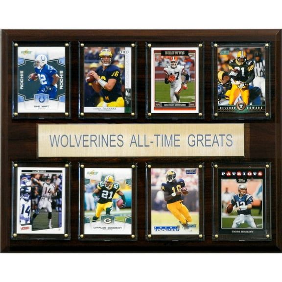 Michigan Wolverines 12'' x 15'' All-Time Greats Plaque
