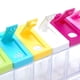 thumbnail image 4 of Kearding Juego de 6 uds de tarros transparentes para especias, botella para condimentos de sal y pimienta, tapa colorida, recipiente de almacenamiento de Cocina y Comedor Vistoso Kearding JJ20795-03B, 4 of 6
