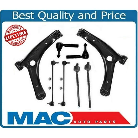 Control Arms Ball Joints Tie Rods Stabilizer Links for 07-15 Compass 8p